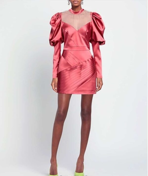 Abito corto plissettato - Matilde Couture - immagine 3