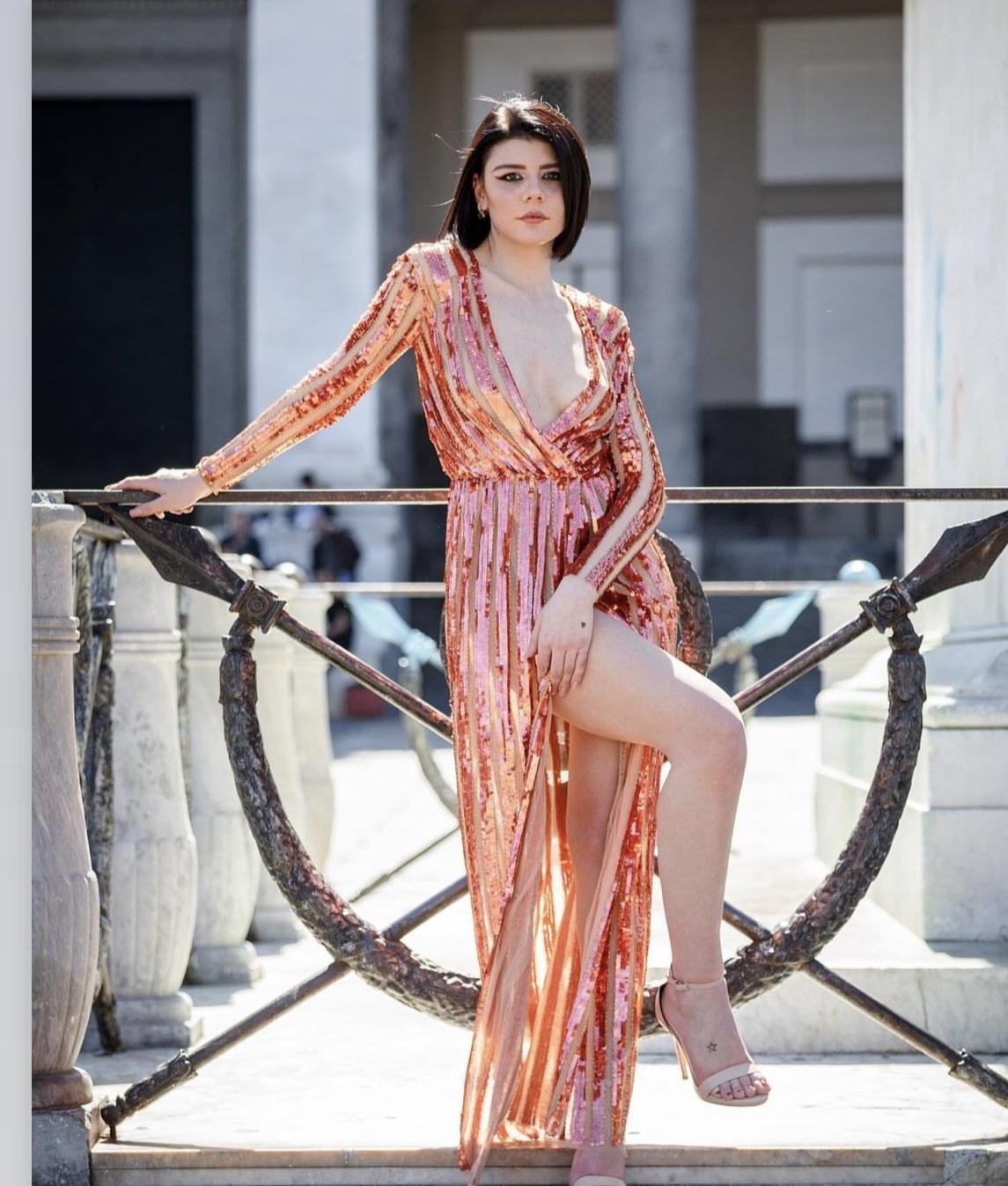 Abito laminato elisabetta franchi deals