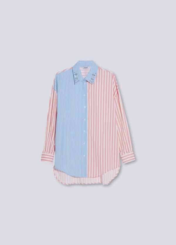 Camicia a righe con pietre gioiello - Liu Jo - immagine 6