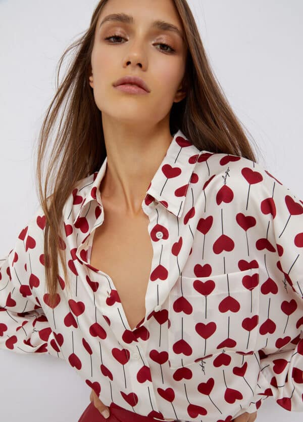 Camicia con stampa a cuori - Liu Jo - immagine 6