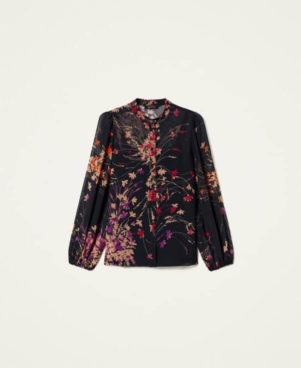Camicia con stampa a fiori - Twinset - immagine 2
