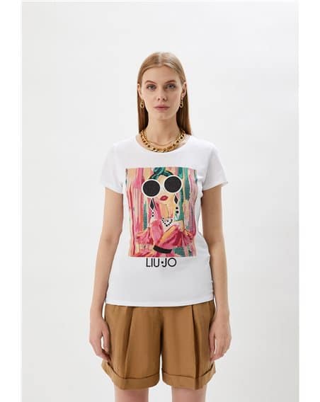 T-Shirt strass - Liu Jo