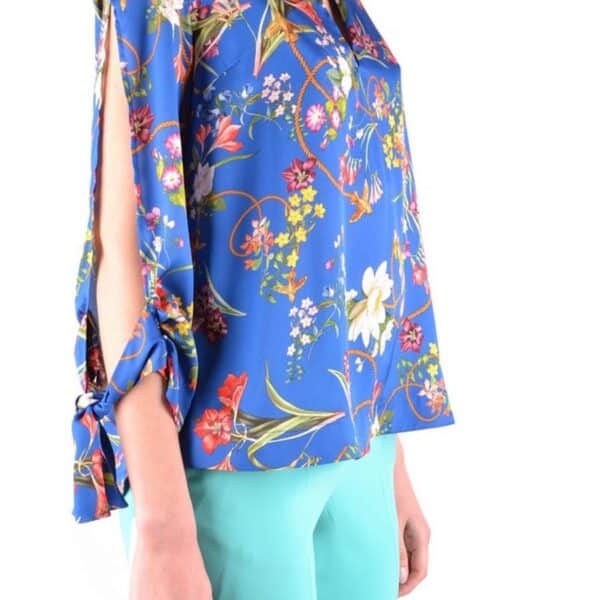 Blusa blu floreale - Pinko