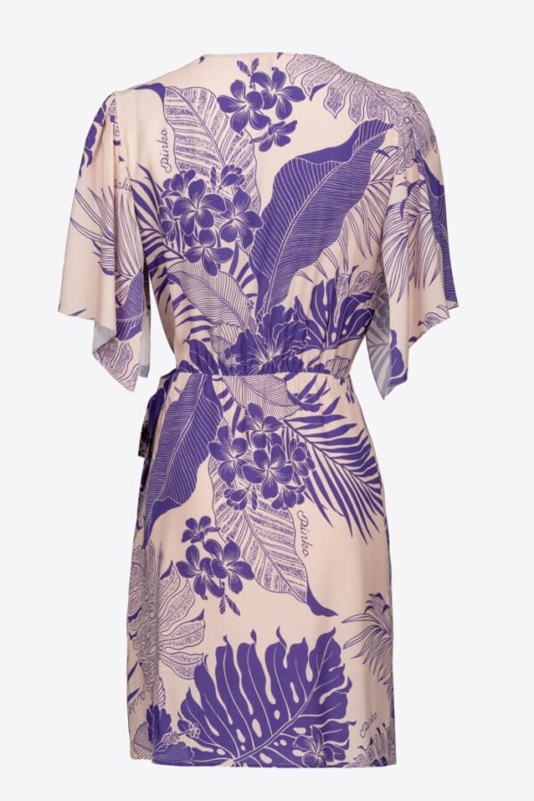 Abito corto con stampa tropicale - Pinko - immagine 2