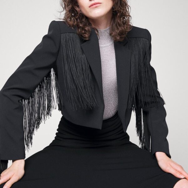 Blazer con frange - Pinko