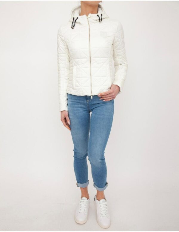 PIUMINO LEGGERO BIANCO-PINKO